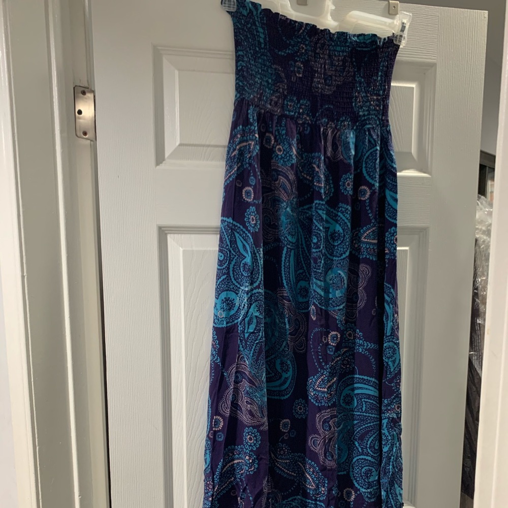 Small tube top maxi dress